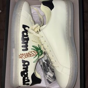 Palm Angels Cream and Black Sneakers